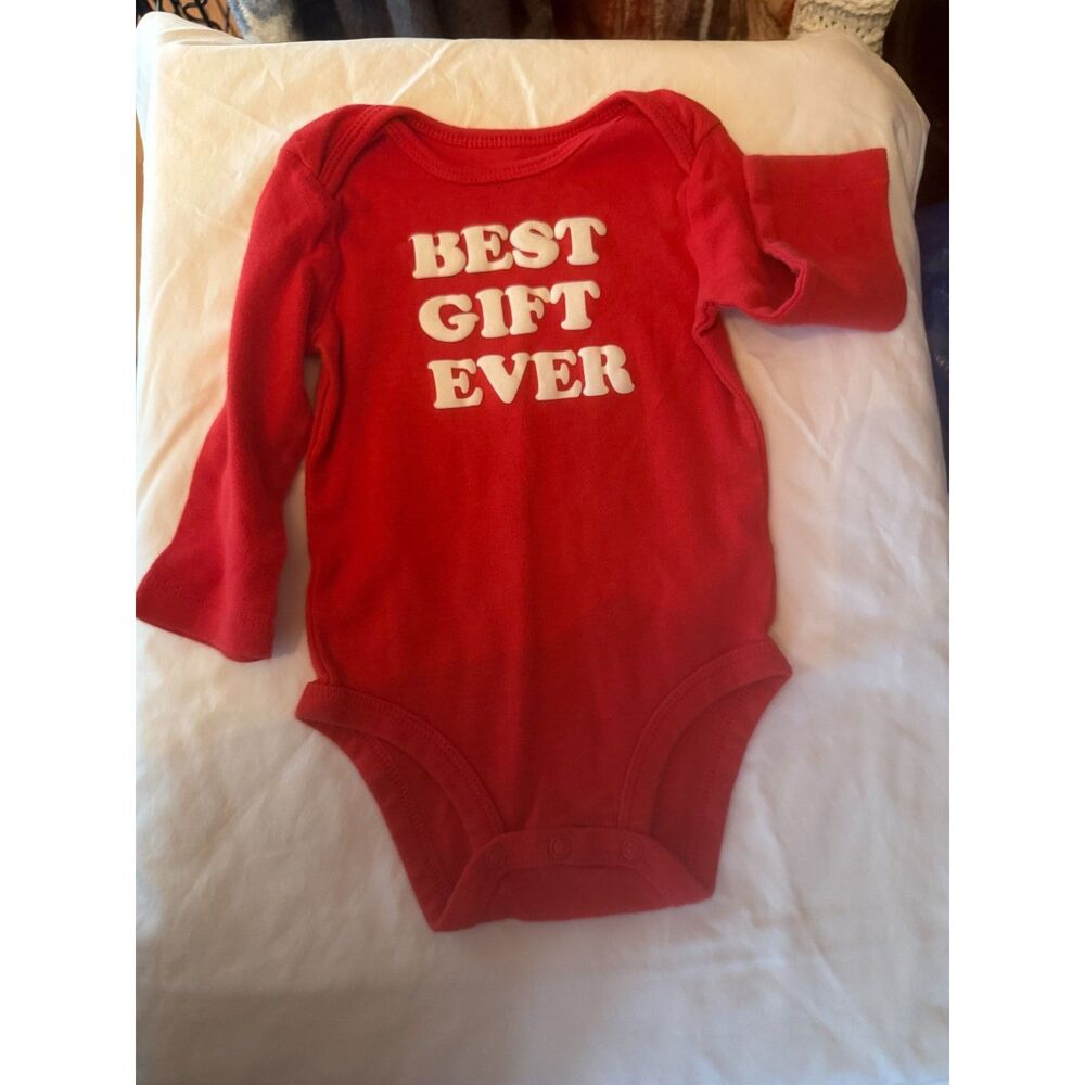 Bundle of Christmas/Holiday Onesies Size 6 Months Unisex EUC